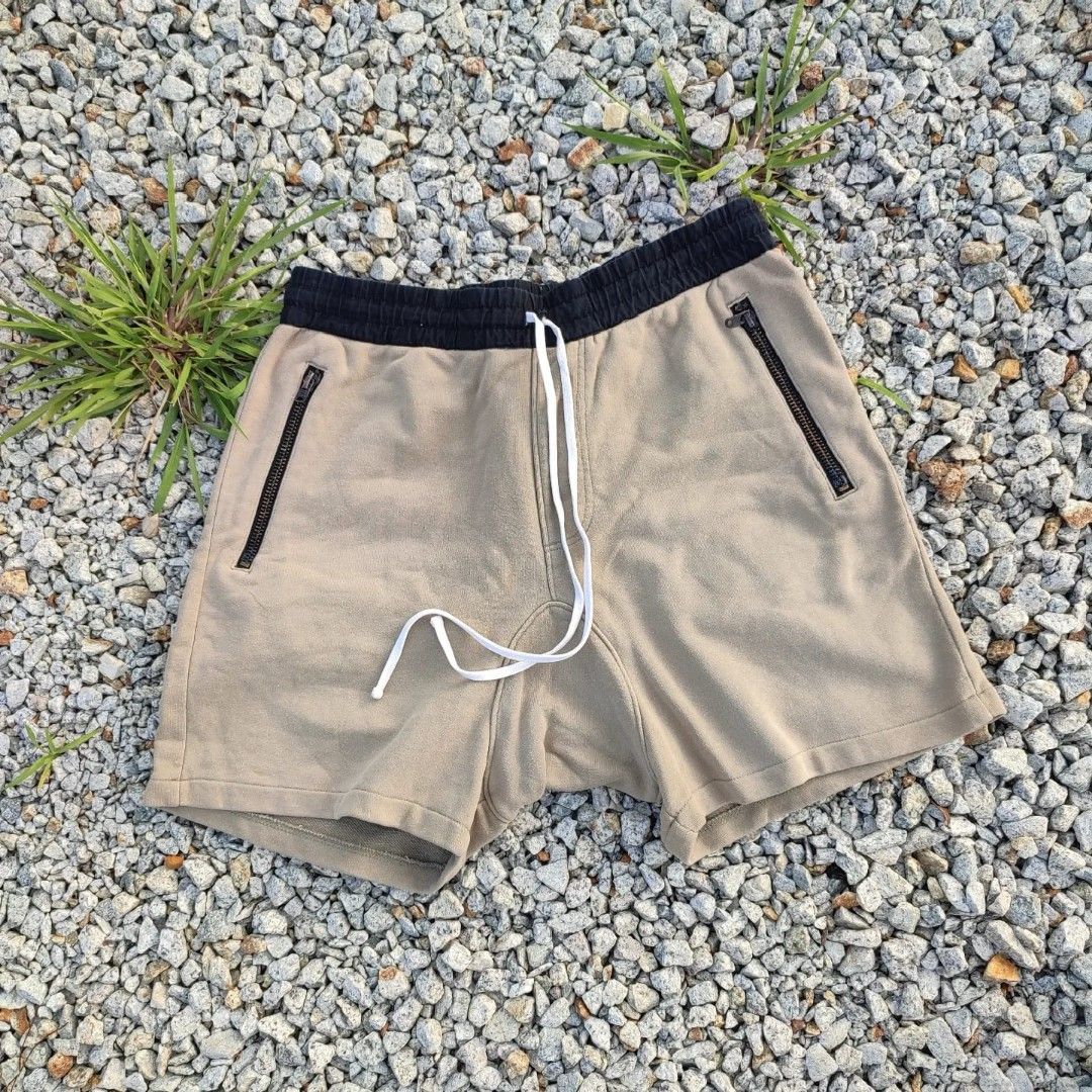 Fear of god fog essentials drawstring shorts chinchilla cheap