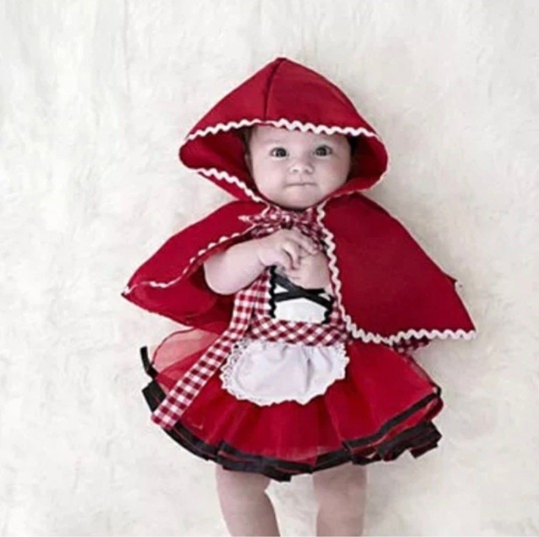 For Rent Little Red Riding Hood Baby Halloween Costume Kostum