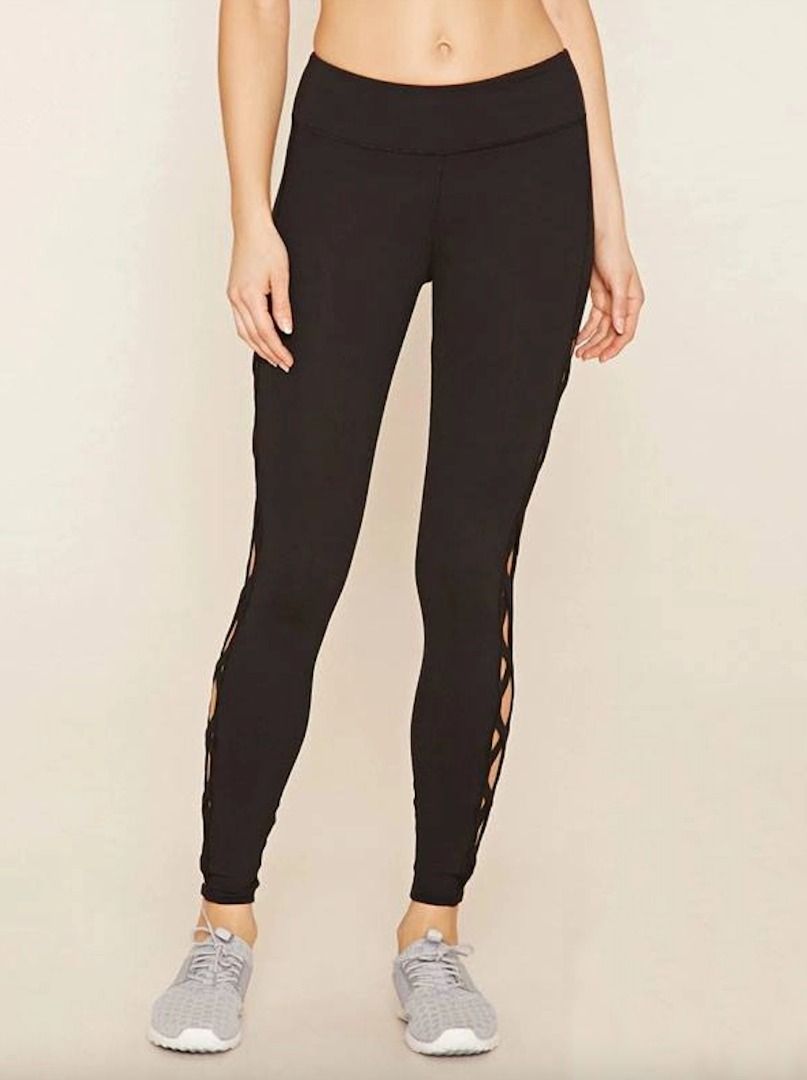 Criss cross best sale leggings forever 21