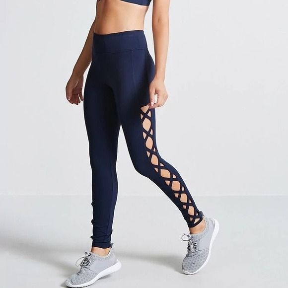 Criss cross on sale leggings forever 21