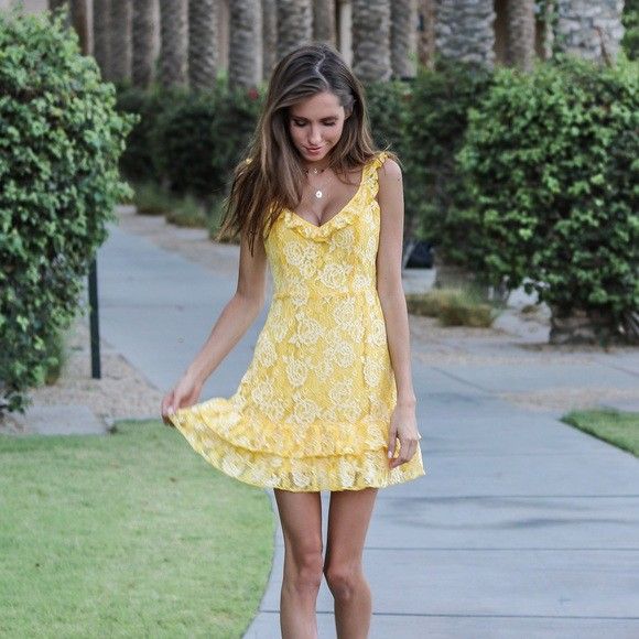 Forever 21 best sale long yellow dress