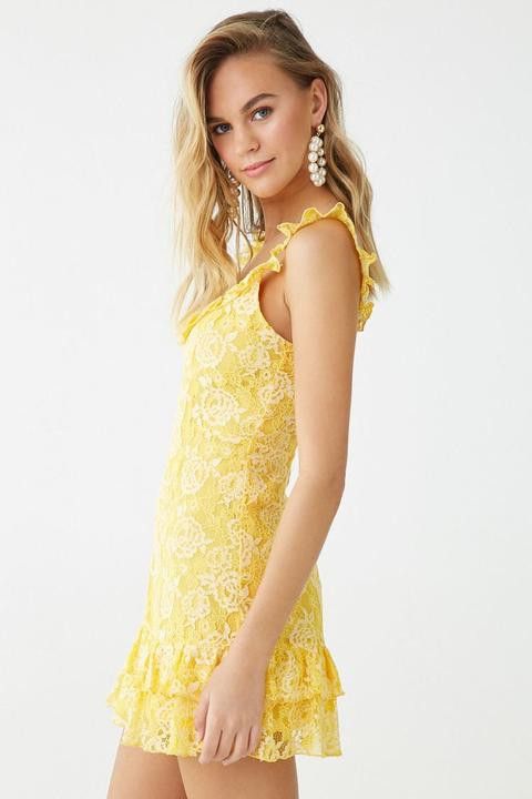 Forever 21 Yellow Dress, Women's Fashion, Dresses & Sets, Dresses on  Carousell