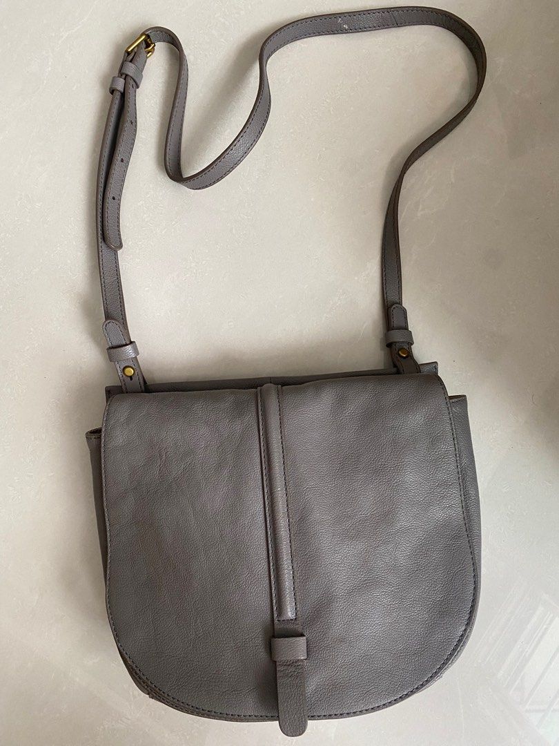 Fossil grey crossbody bag hot sale