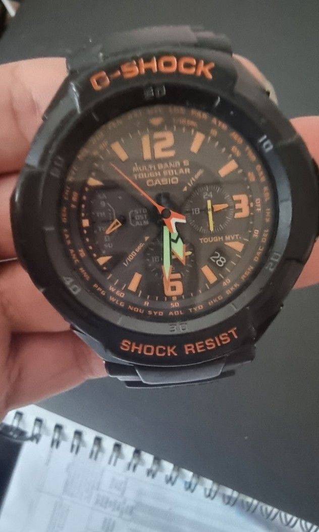 G shock sky shop cockpit orange