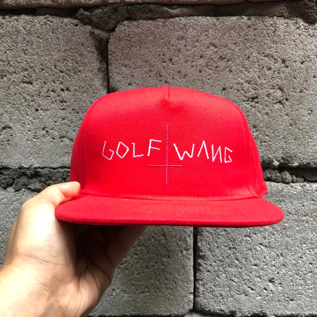 Golf Wang Red Snapback Men s Fashion Watches Accessories
