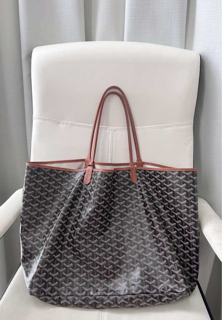 Goyard St Louis Tote GM in Grey, Luxury, Bags & Wallets on Carousell