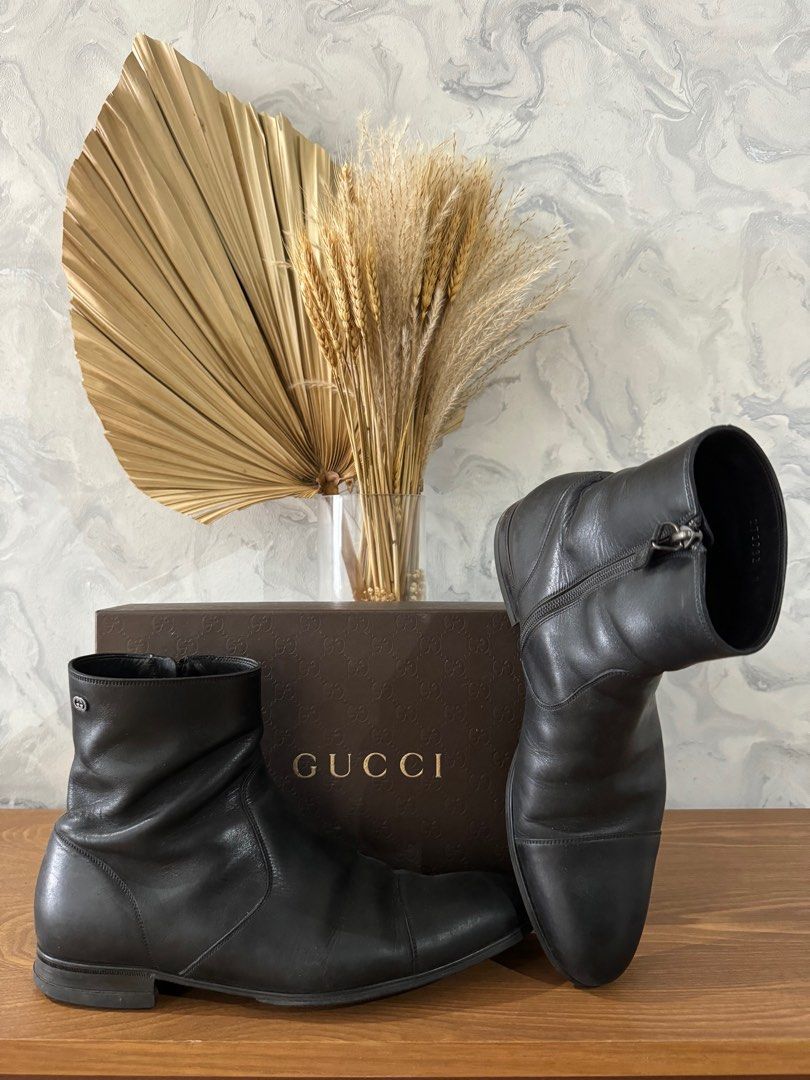 Gucci wingtip boots new arrivals