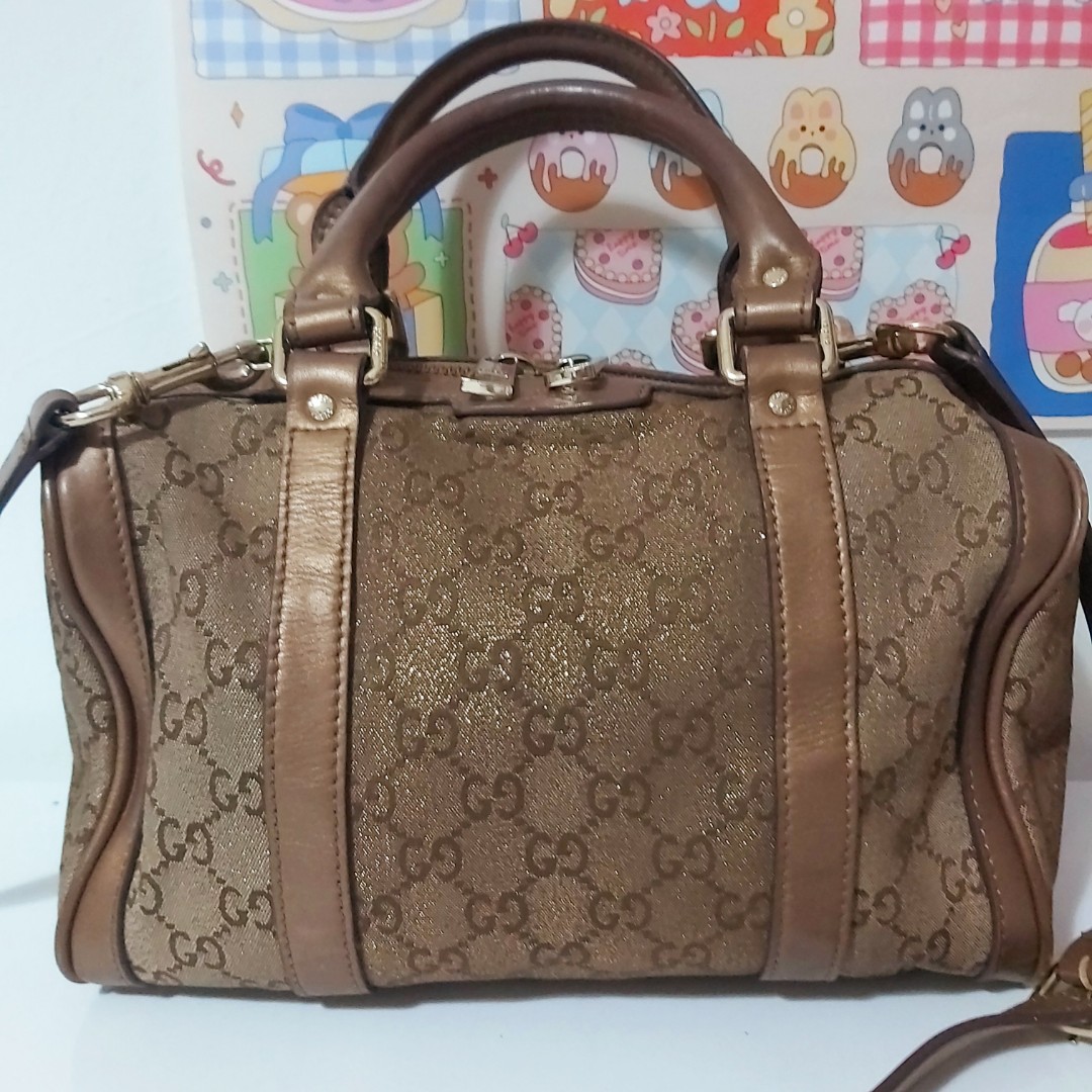 Gucci Boston Tobacco, Luxury, Bags & Wallets on Carousell