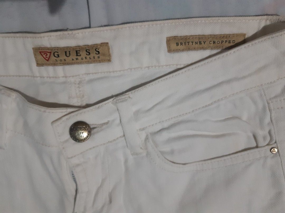 Guess Jeans White Organic Cotton Men's T-Shirt