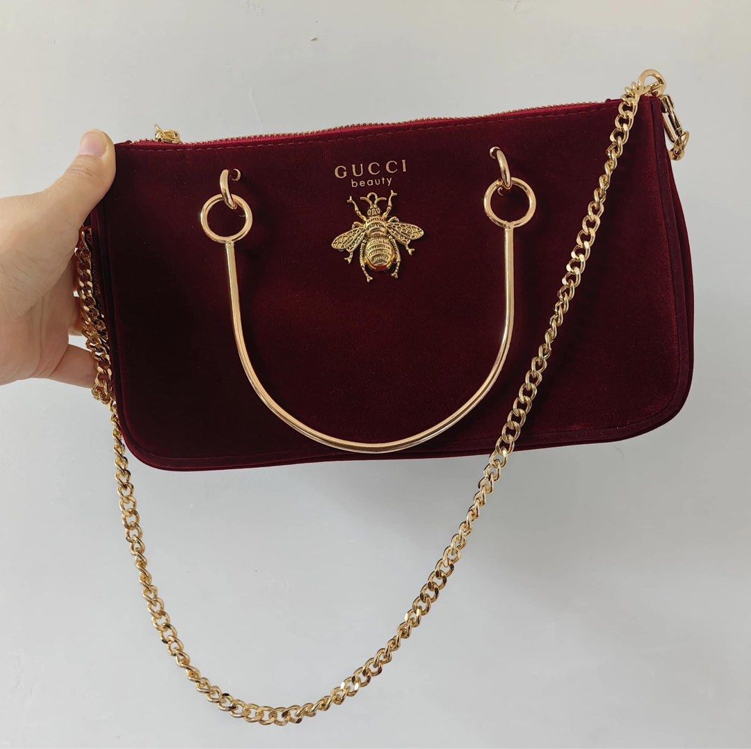 GWP Velvet chain bag Women s Fashion Bags Wallets Purses