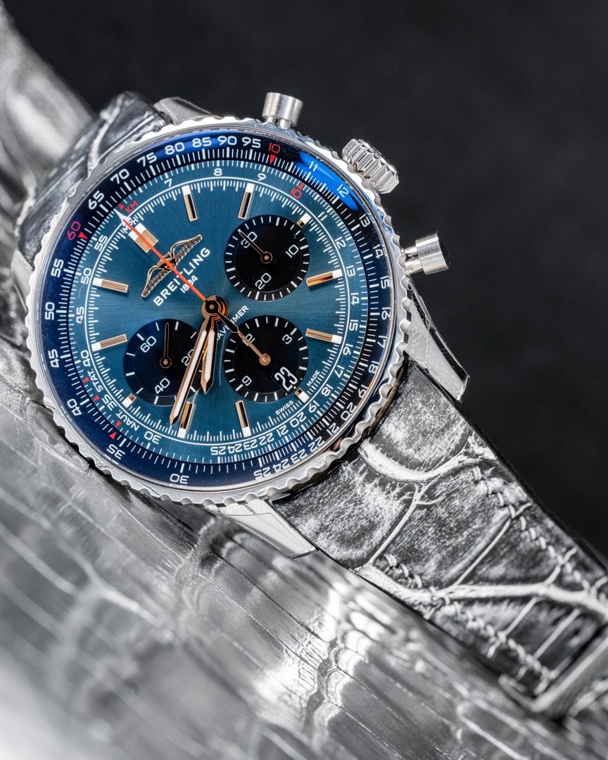 Breitling alligator sales watch strap