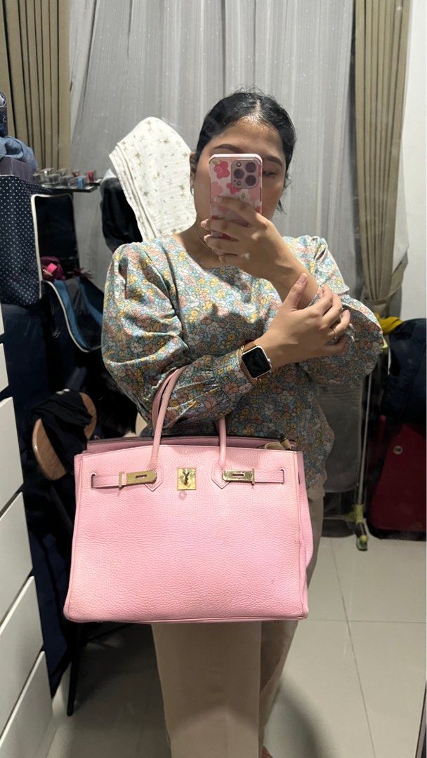 Hermes birkin top bubblegum pink
