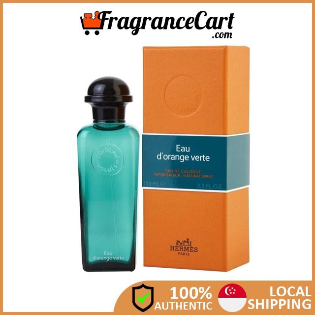Hermes men's cologne orange top