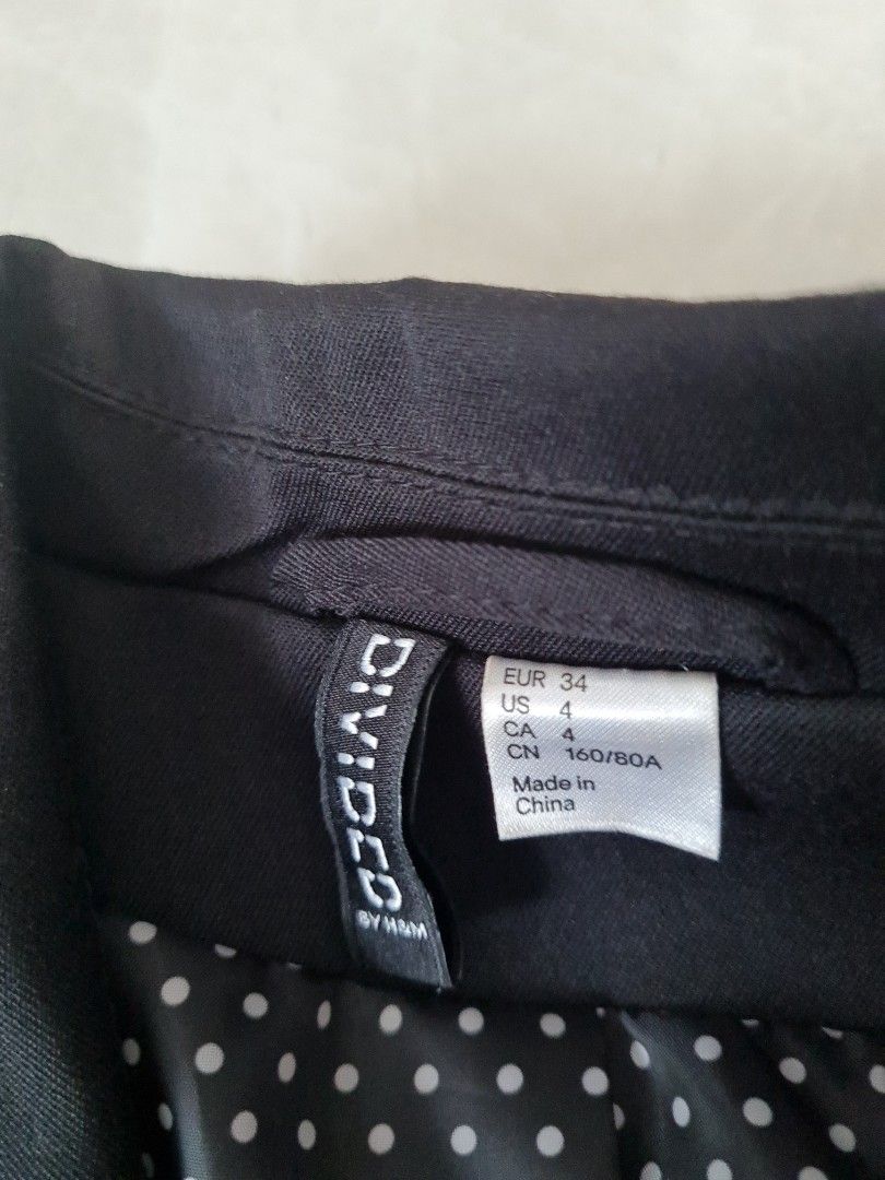 Blazer H&M - Taille 4 (EUR 34) - Occasion En Très Bon état - Style Veston Classique