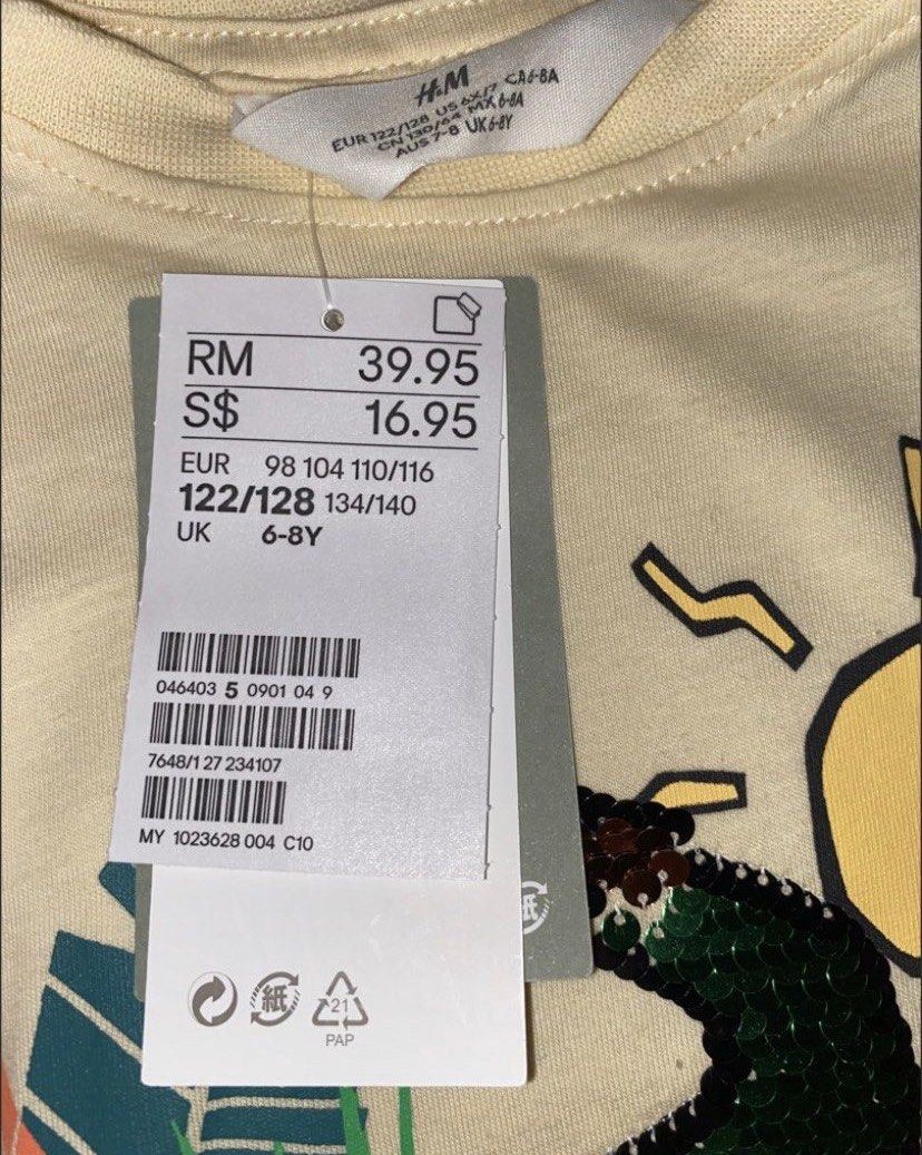 H M Boy Interactive Shirt Size 6 8y 8 10y Babies Kids