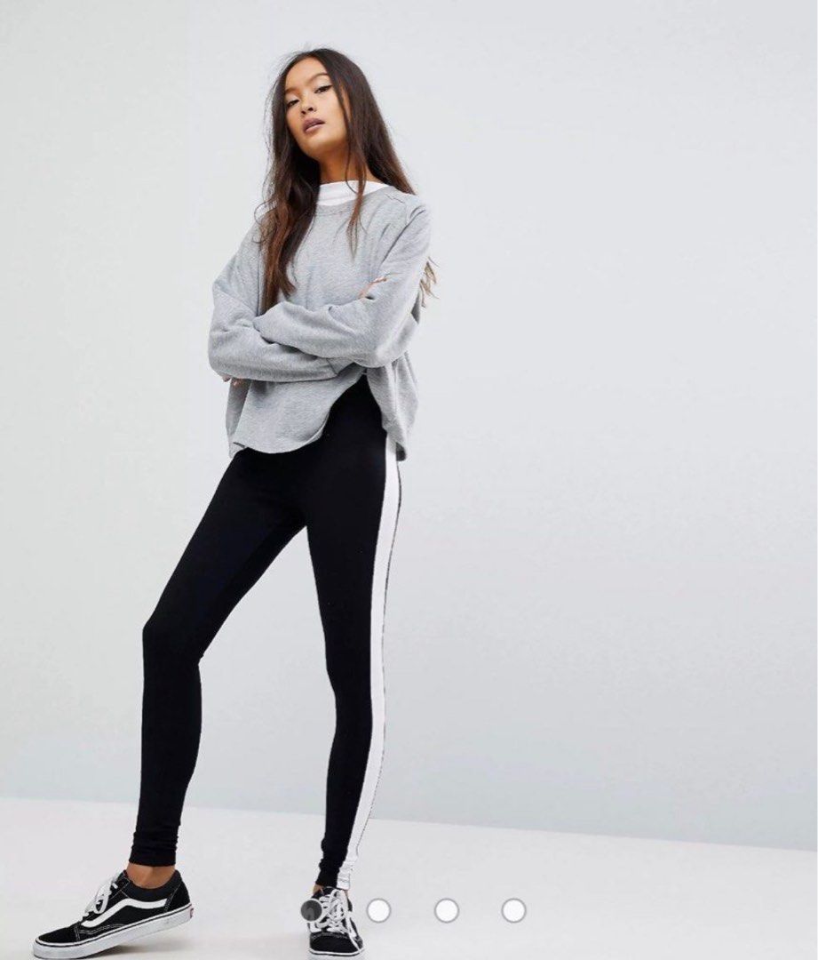 H&M Leggings, Women's Fashion, Bottoms, Jeans & Leggings on Carousell