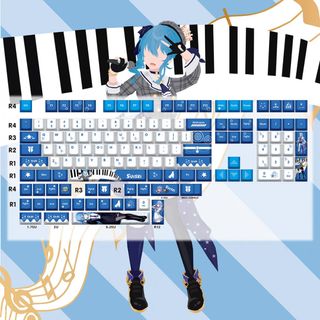 Hololive Hoshimachi Suisei Custom Keycaps64163657699714110
