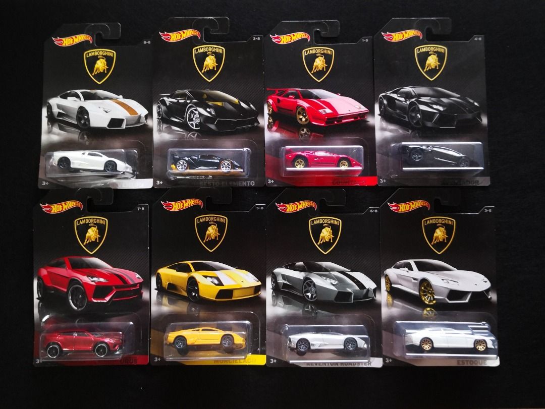 Hot wheels sales lamborghini set 2017