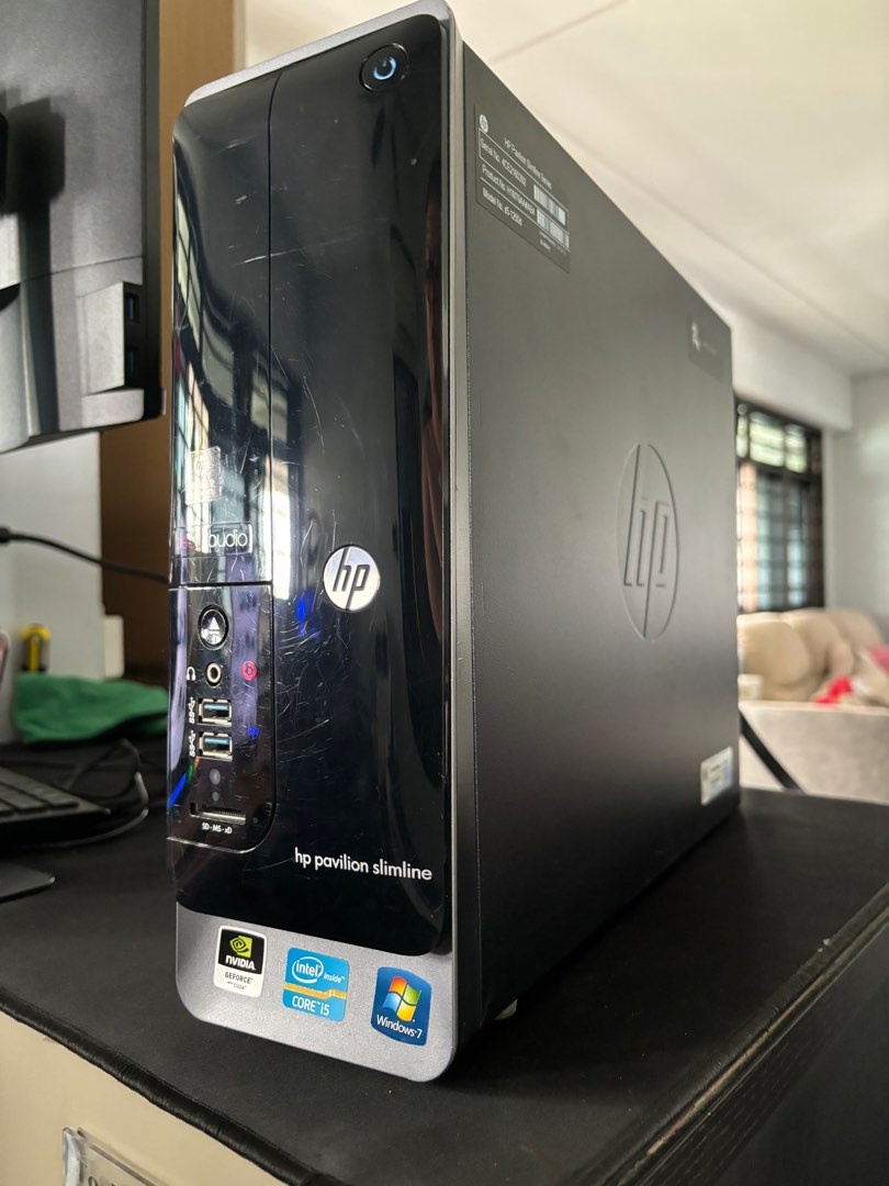 HP Pavilion Slimline Desktop Computer PC CPU Processor intel i5 Storage
