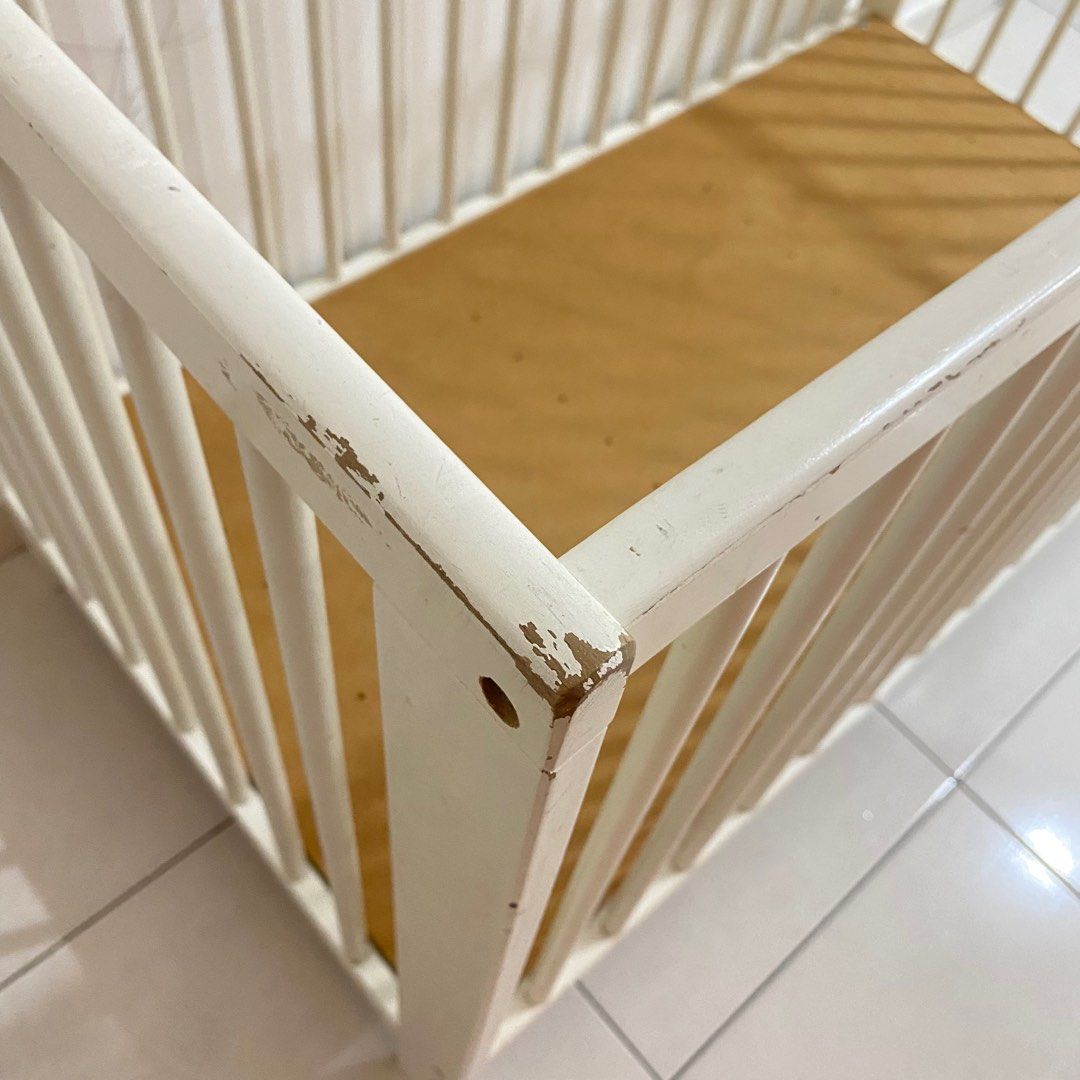 Ikea Gulliver Baby Cot Katil Bayi, Babies & Kids, Baby Nursery & Kids