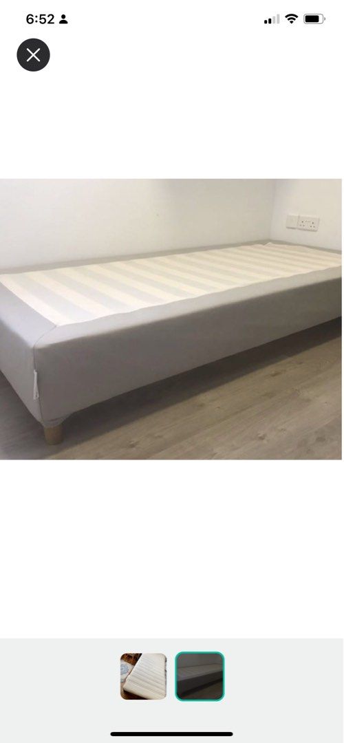 IKEA Mattress and IKEA Bed frame, Furniture & Home Living, Furniture