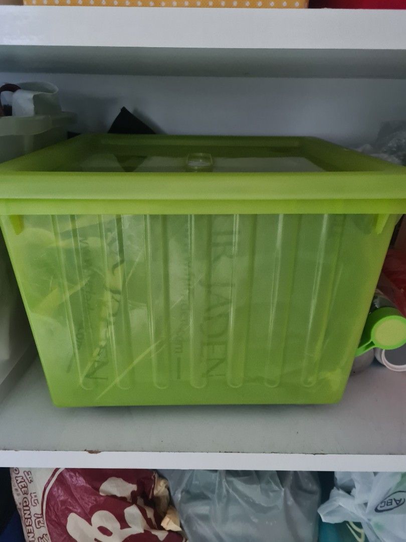 Ikea storage boxes, Furniture & Home Living, Home Improvement