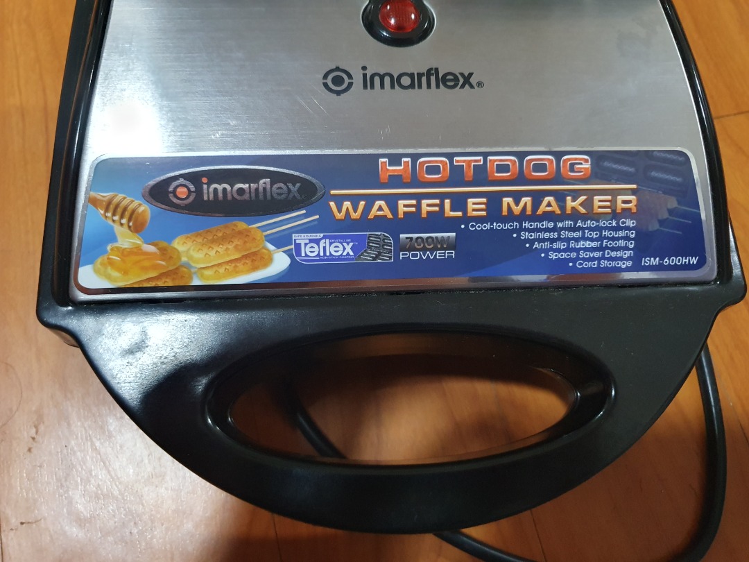 Imarflex Hotdog Waffle Maker, TV & Home Appliances, Kitchen Appliances