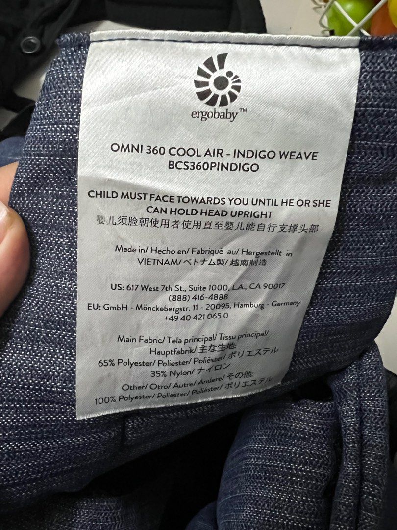 Ergobaby omni outlet 360 indigo weave