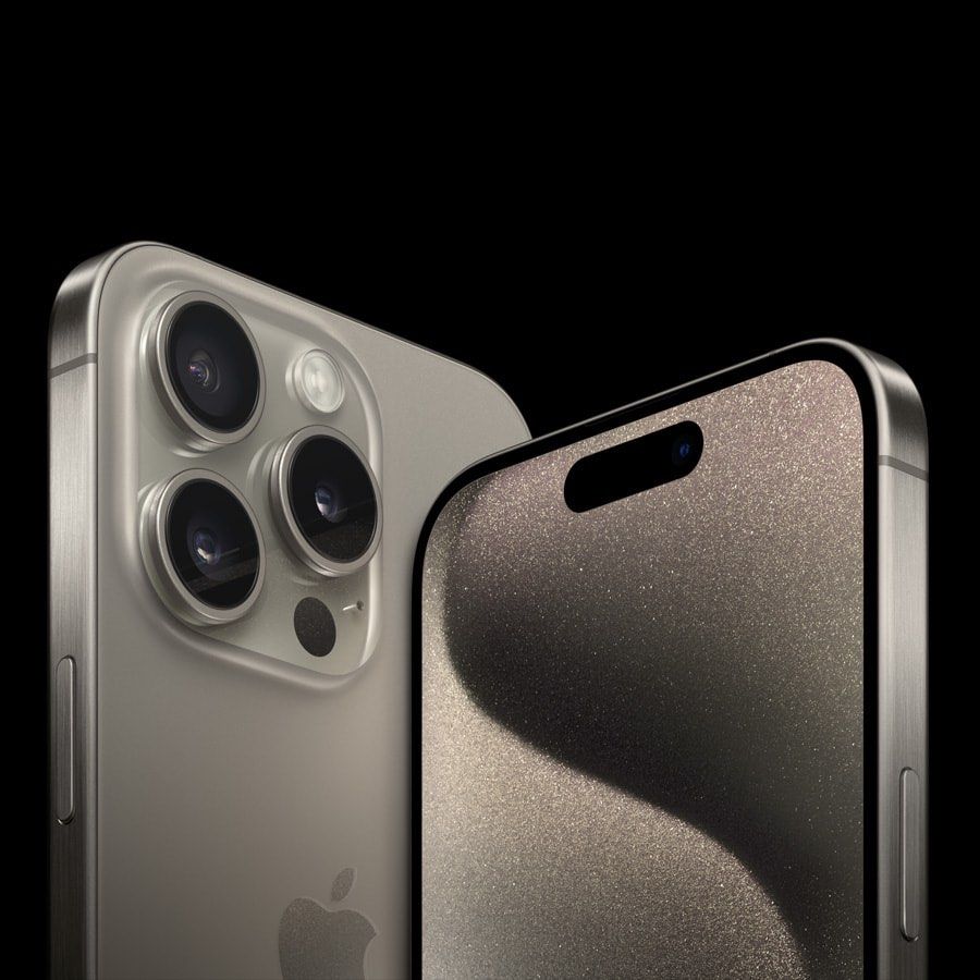 未開封)全新iPhone 15 Pro Max 256GB 原色鈦金屬, 手提電話, 手機