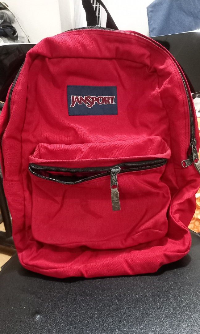 Jansport backpack (red), Women's Fashion, Bags & Wallets, Backpacks on