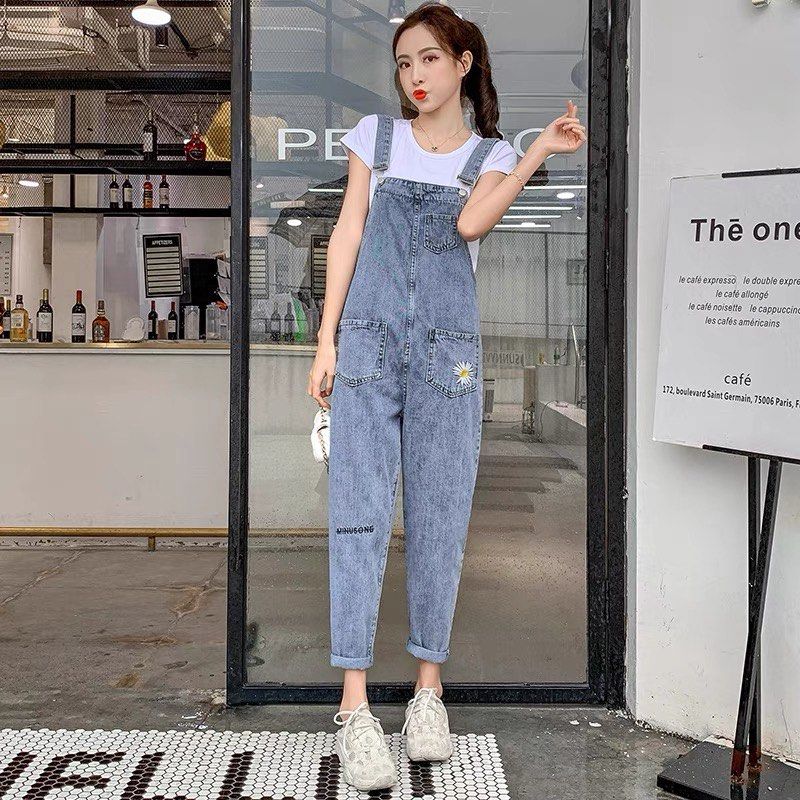 Jean jumpsuit, Women's Fashion, Dresses & Sets, Jumpsuits on Carousell