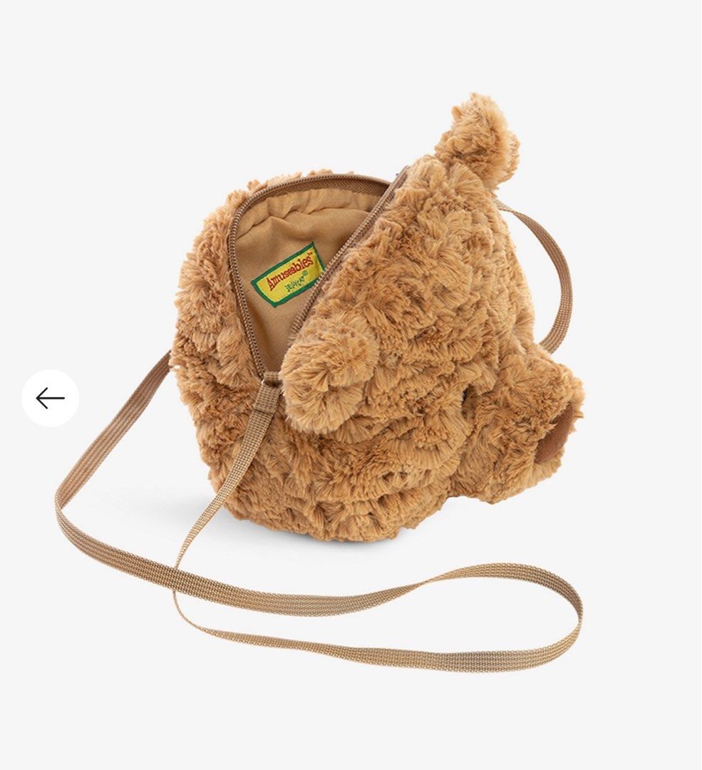 Jellycat Bartholomew Bear Bag, Hobbies & Toys, Toys & Games on Carousell