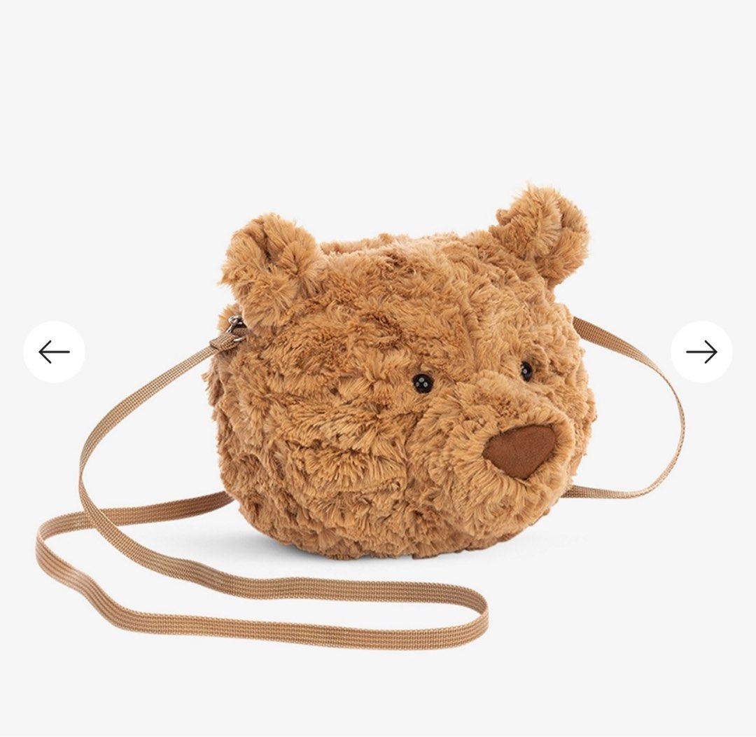 Jellycat Bartholomew Bear Bag, Hobbies & Toys, Toys & Games on Carousell