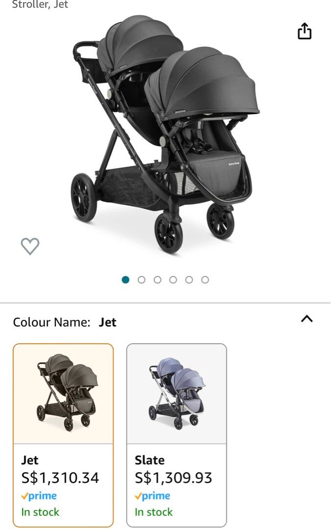 Joovy Qool Double Stroller with additional seat Babies Kids