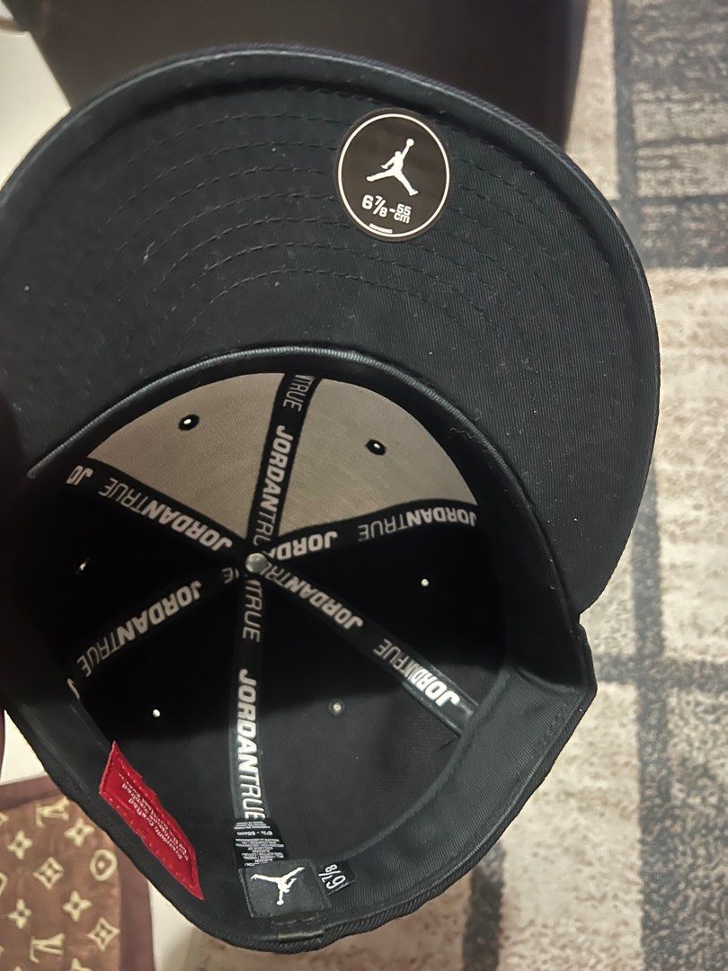 Jordan fitted cap (Category: Caps & Hats) located in Valenzuela. Submitted by gotdrip (Listing ID 1263290173, Image 3). Description: Jordan Brand fitted cap -almost bnew - Black and Yellow - with hologram stickers and size tag with missing tag - size 6 7/8 (55 cm) *ready for shipping *buyer will shoulder shipping fee .