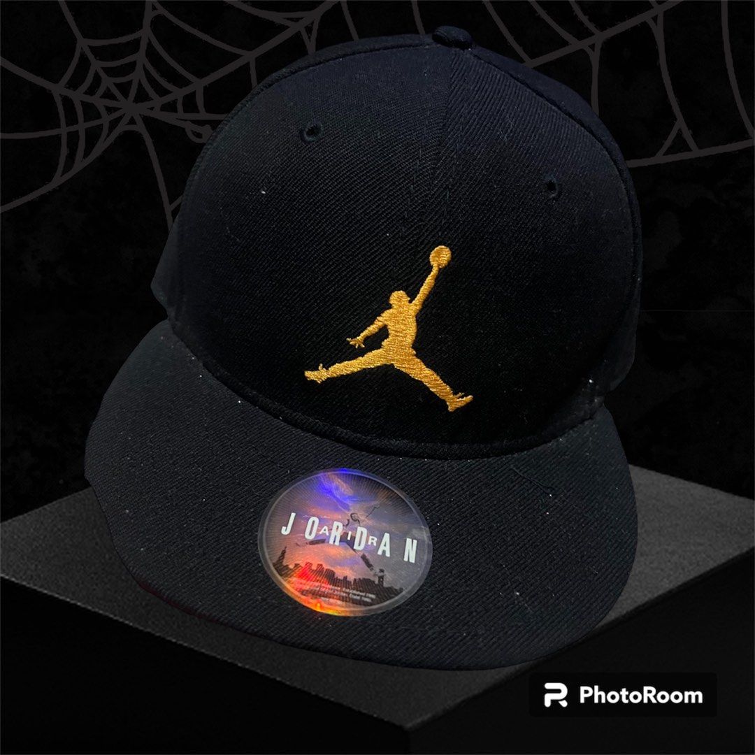 Jordan fitted cap (Category: Caps & Hats) located in Valenzuela. Submitted by gotdrip (Listing ID 1263290173, Image 1). Description: Jordan Brand fitted cap -almost bnew - Black and Yellow - with hologram stickers and size tag with missing tag - size 6 7/8 (55 cm) *ready for shipping *buyer will shoulder shipping fee .
