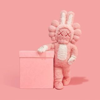 Kaws Time Off Vinyl Figure SS 23 - Pink