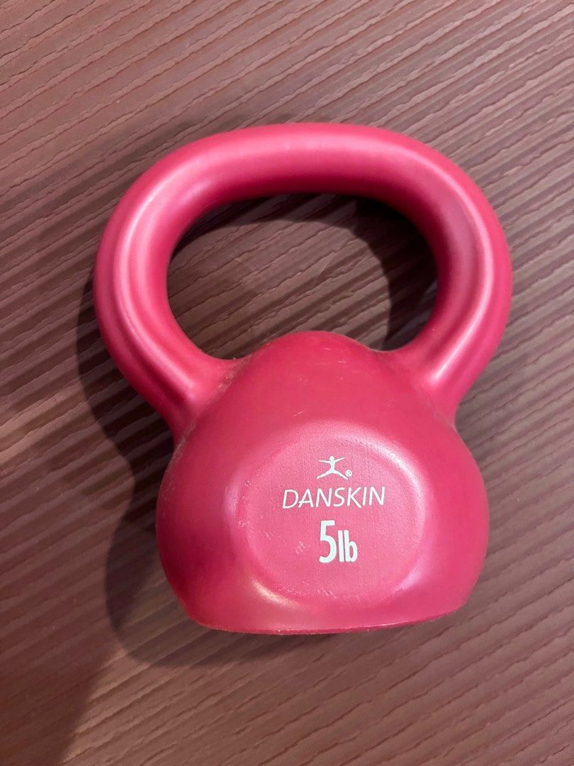 Kettlebell 10lb and 5lb Danskin Sports Equipment Exercise