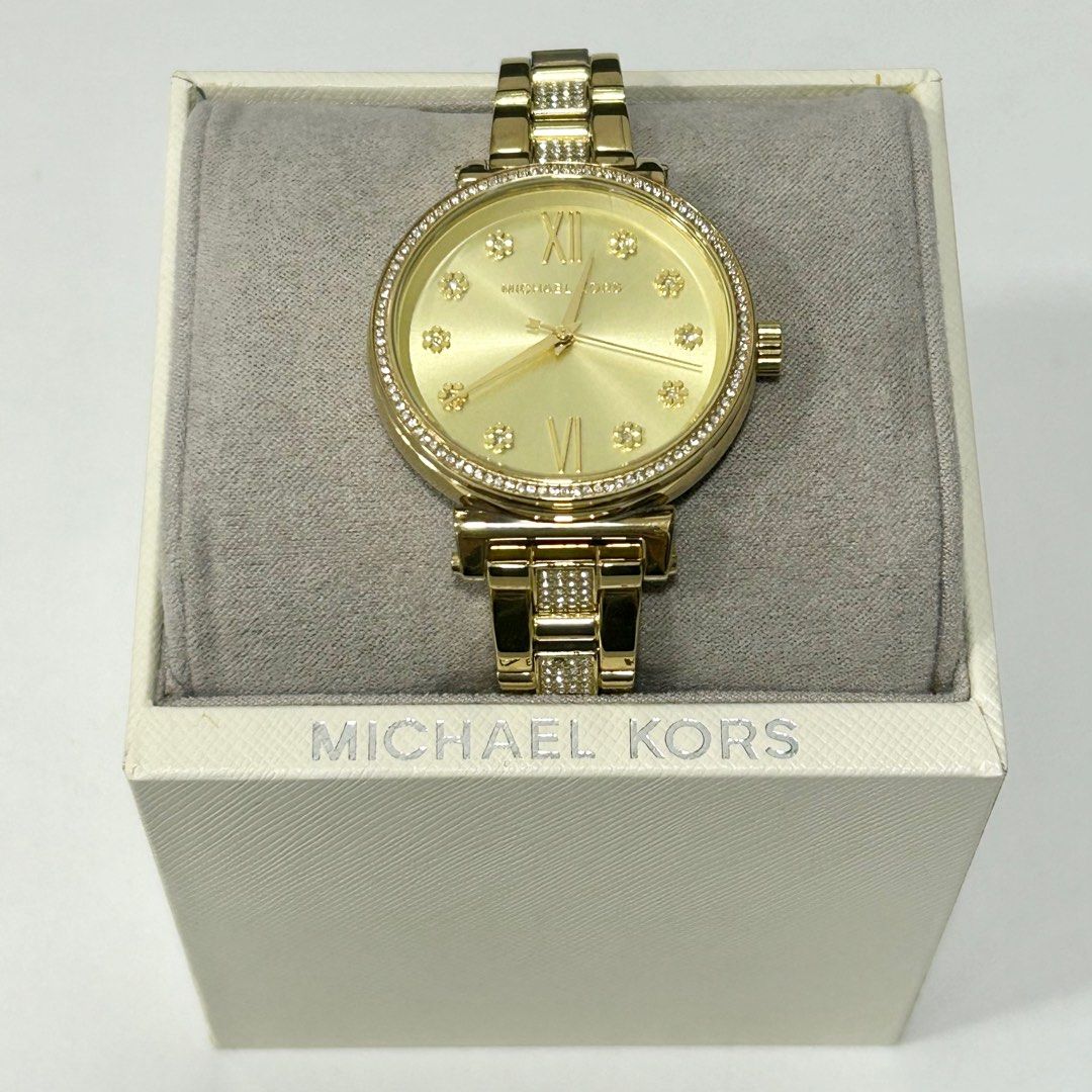 Michael Kors Sofie Stainless Steel Chronograph Watch Nepal | Ubuy