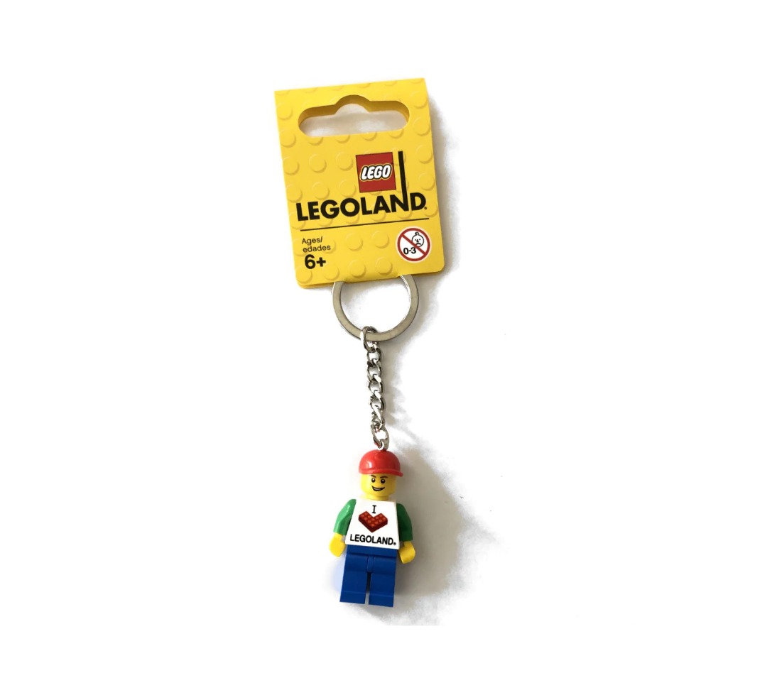 Lego 851332 I Love LEGOLAND keychain, Male Exclusive Toy, Hobbies ...