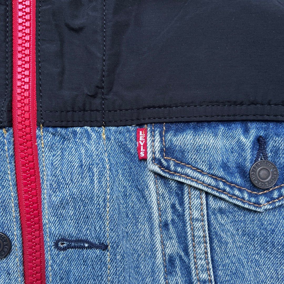 Unbasic mockneck outlet trucker jacket
