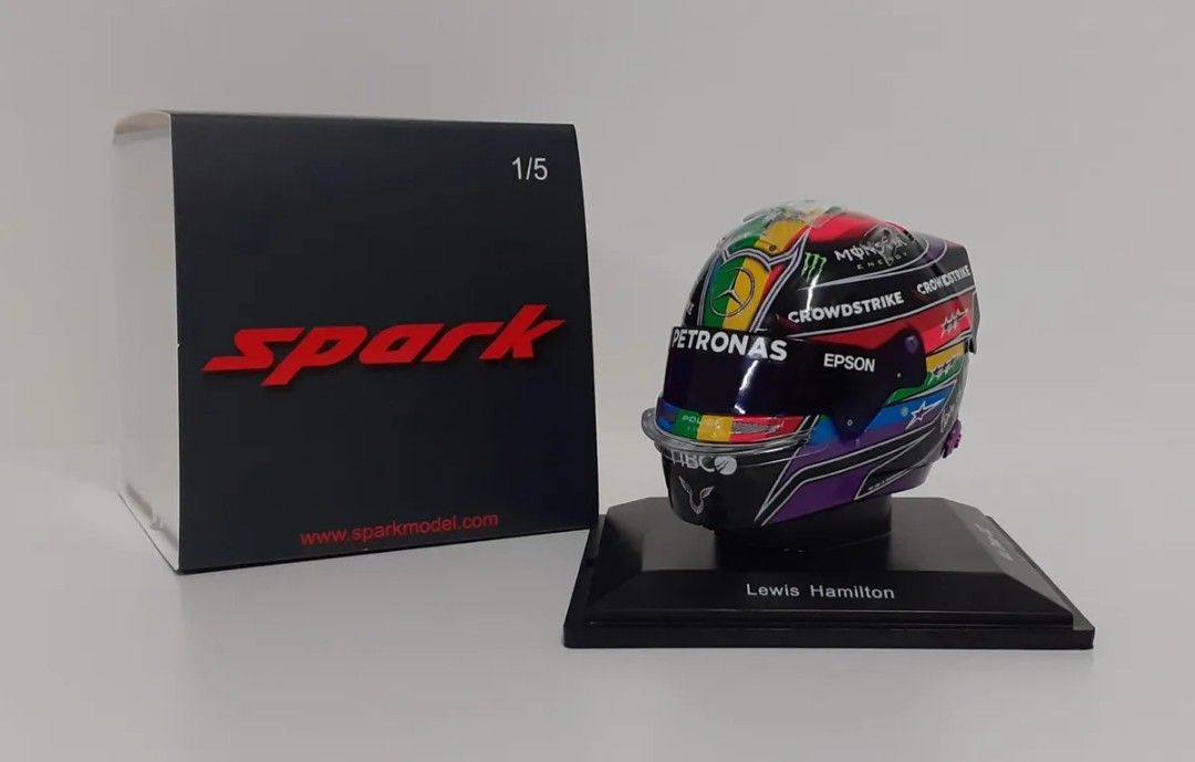 Lewis Hamilton Abu Dhabi 2021 Helmet 1/5 scale, Hobbies & Toys