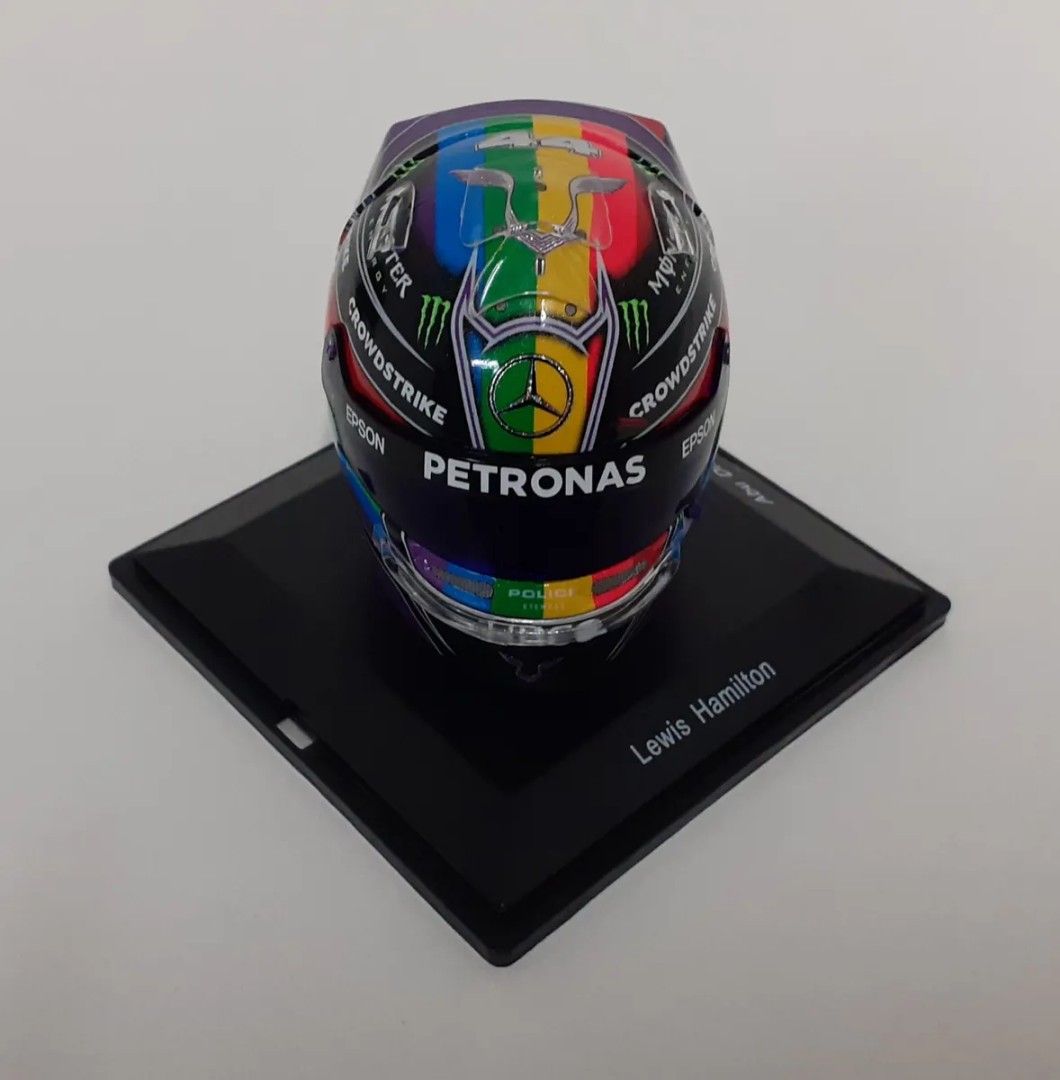 Lewis Hamilton Abu Dhabi 2021 Helmet 1/5 scale, Hobbies & Toys