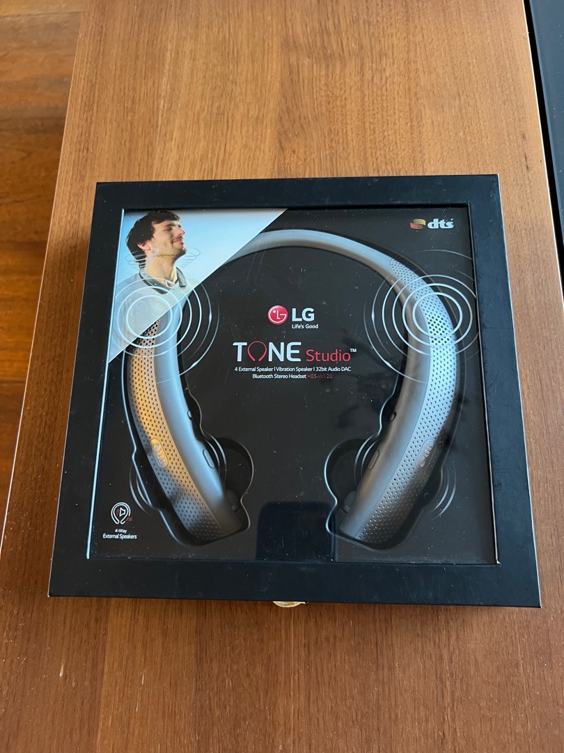 Lg tone with external speakers sale