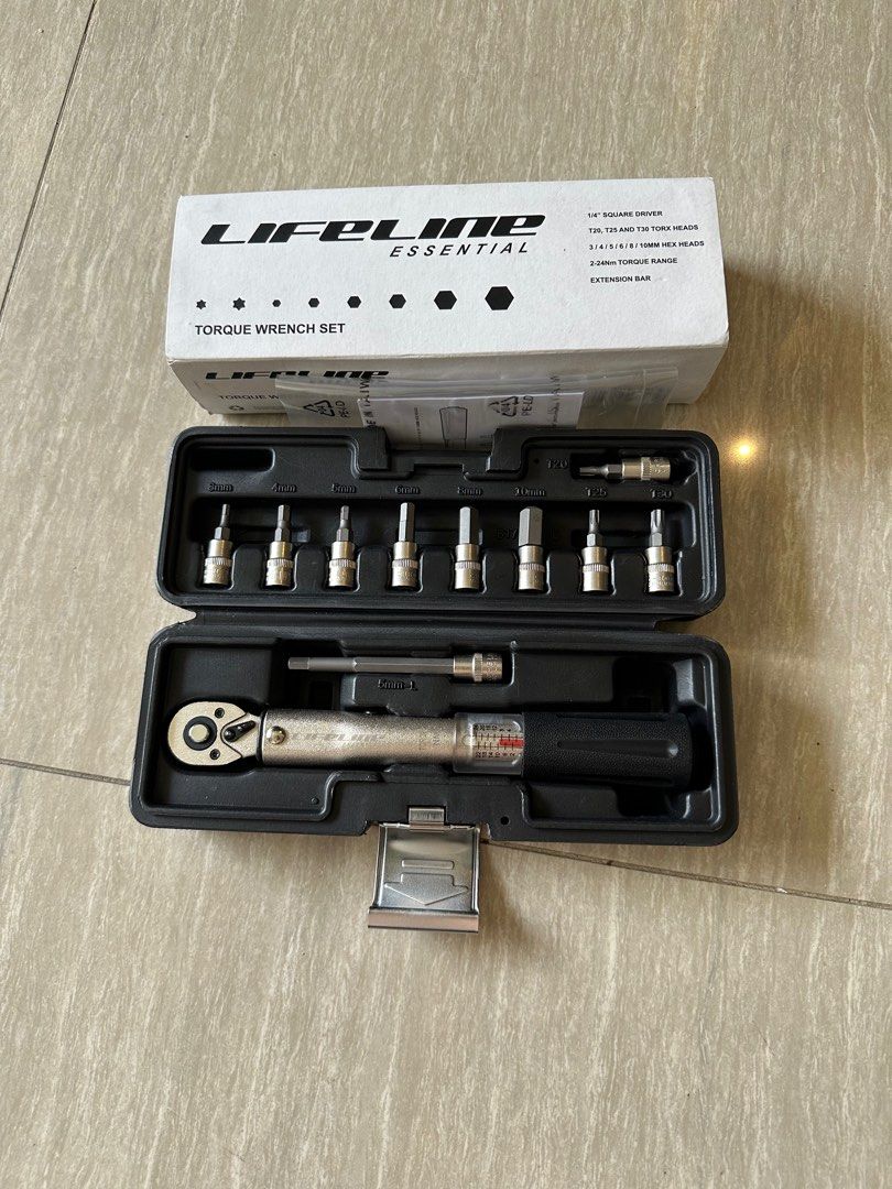 Lifeline Essential Torque Wrench Set, Sports Equipment, Bicycles