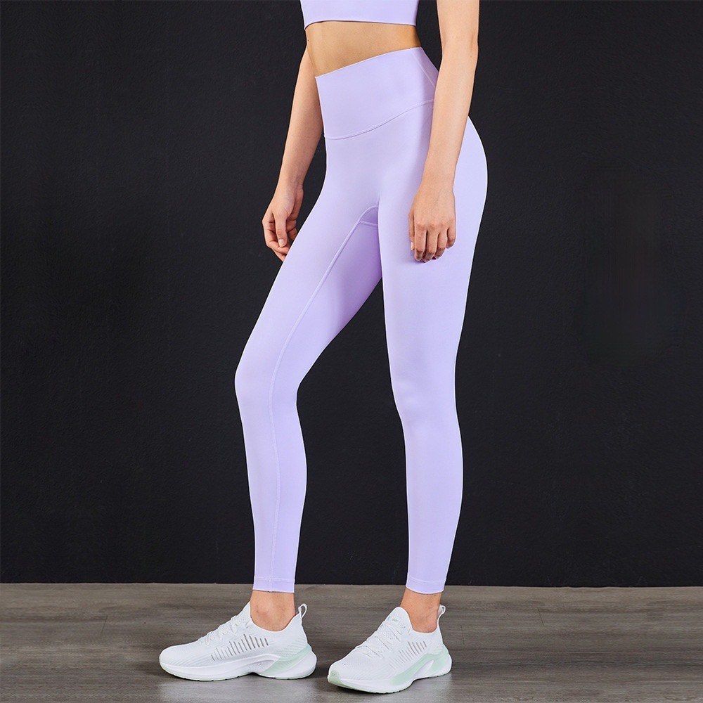 Purple sport leggings top