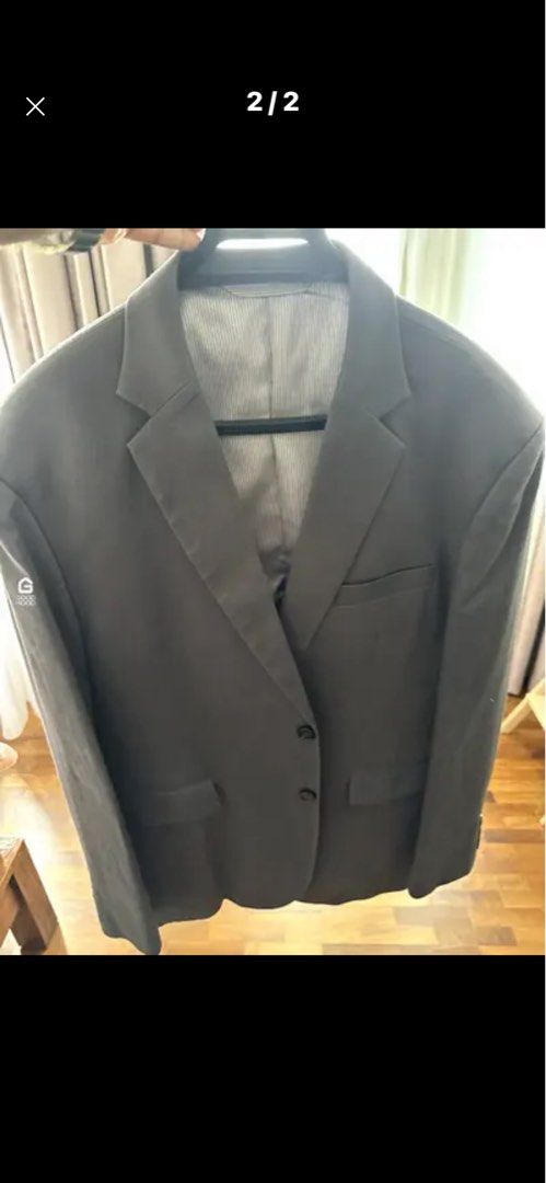 3540149 Grey Linen Jacket