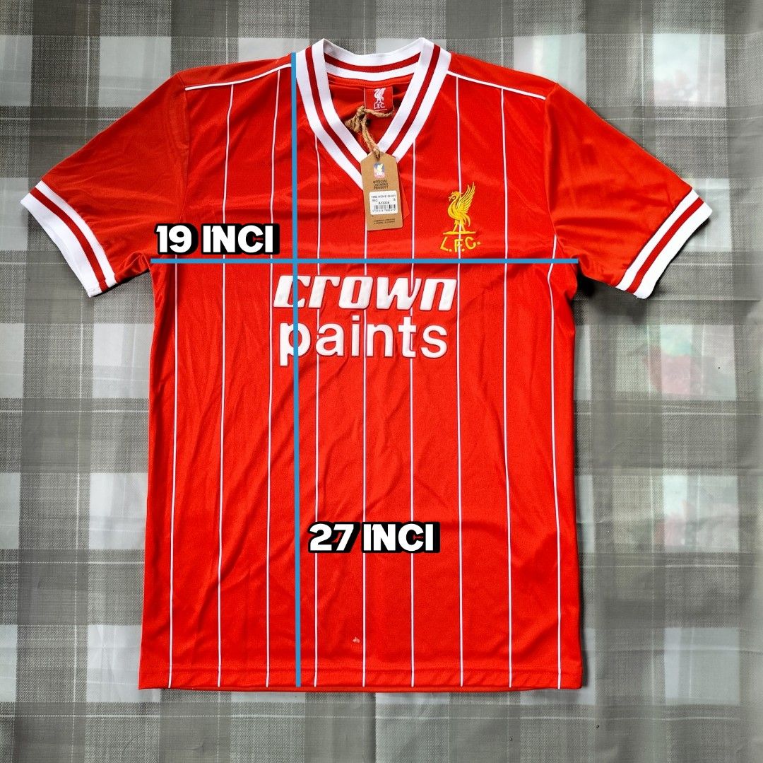 Liverpool FC Crown Paints Jersey Men s Fashion Activewear on