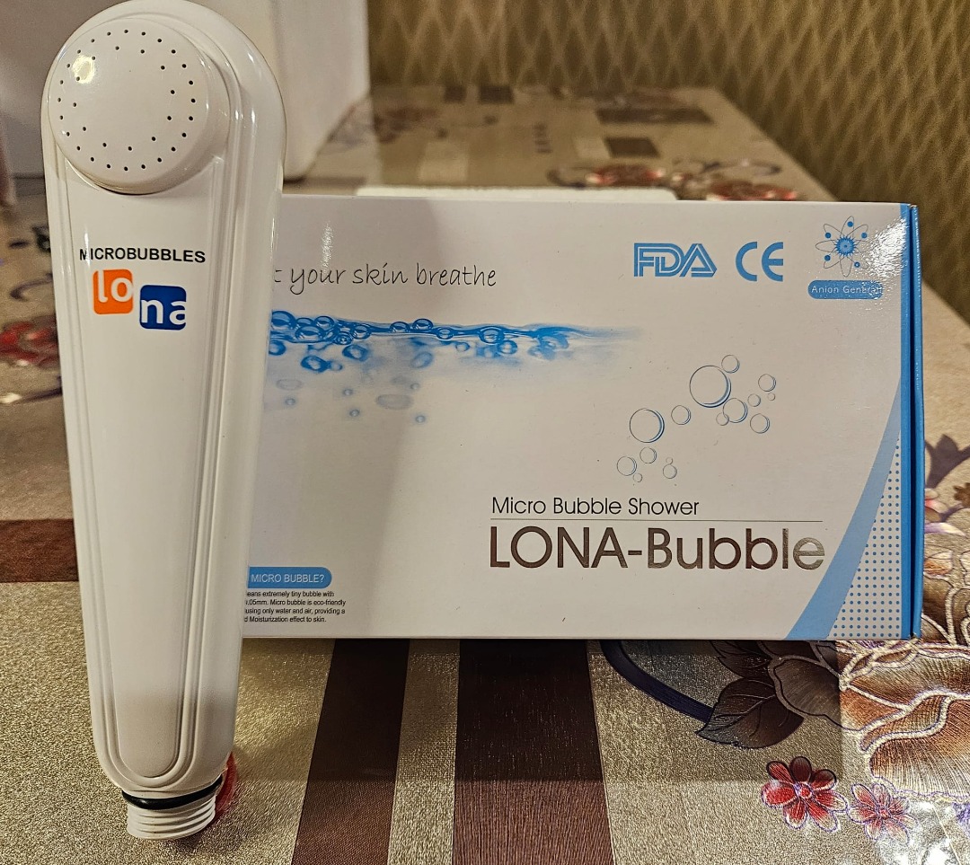 Lona Micro Bubble Shower Head, Beauty & Personal Care, Bath & Body ...
