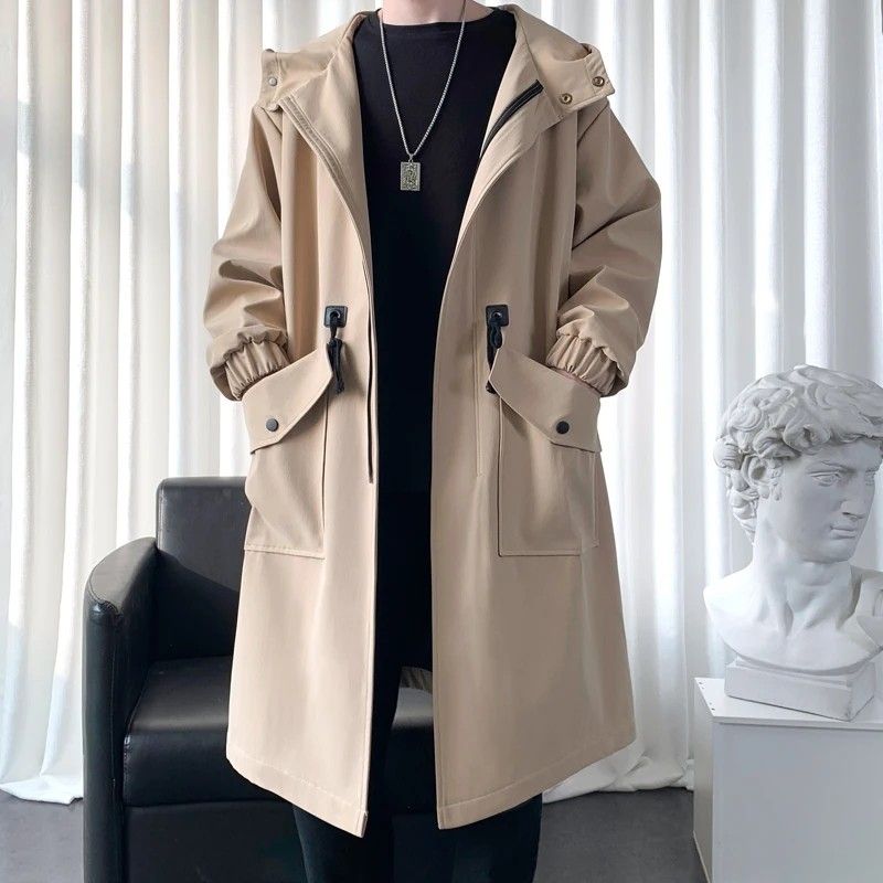 Mens fall hotsell trench coat